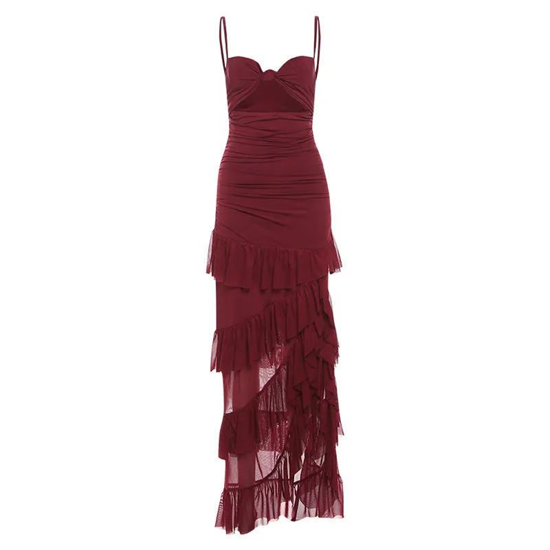 ✨ Sizzling Style: Sexy Cutout Maxi Dress with Side Slit ✨