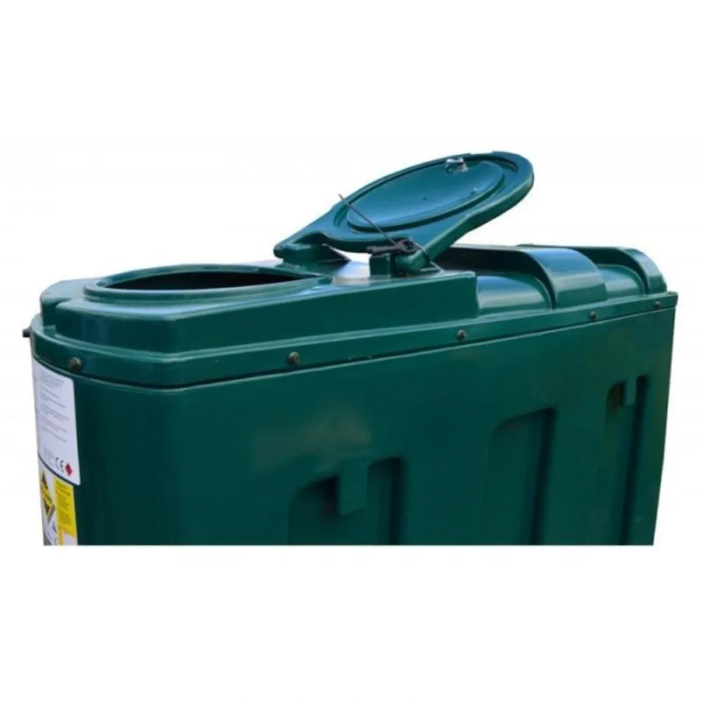 1000 Litres Bunded Oil Tank - Plastic Slimline