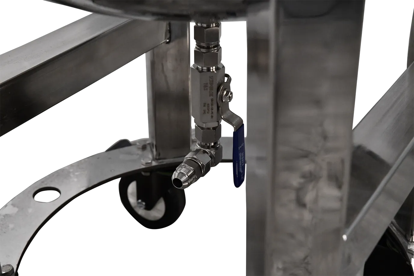 156lb ASME Non-Jacketed Solvent Tank | V1 | Assembled