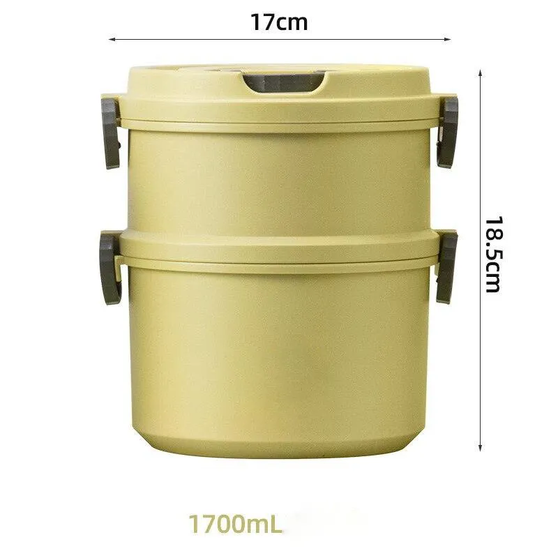 2/3 Layer Morandi Thermal Food Storage Lunch Box