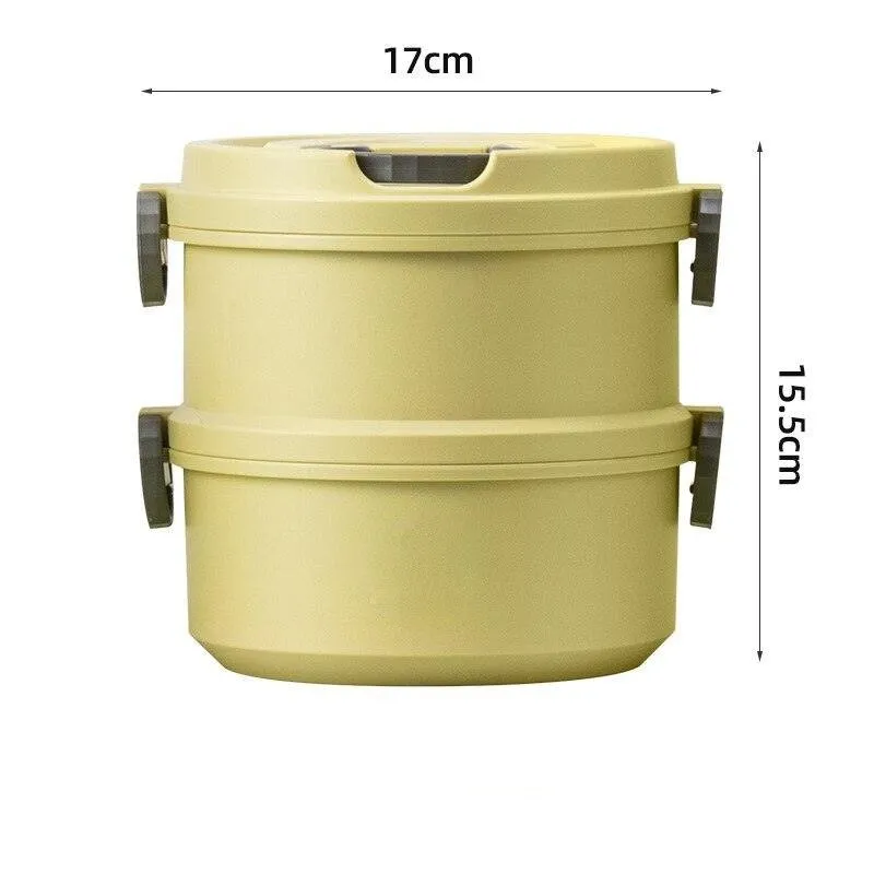 2/3 Layer Morandi Thermal Food Storage Lunch Box