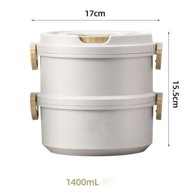 2/3 Layer Morandi Thermal Food Storage Lunch Box