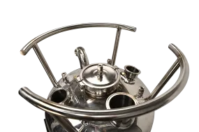 312lb ASME Double-Jacketed Solvent Tank or Collection Vessel | V1 | Unassembled