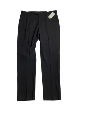 Alfani Mens Slim fit Dress Pants 36 / 32 Black Solid Stretch