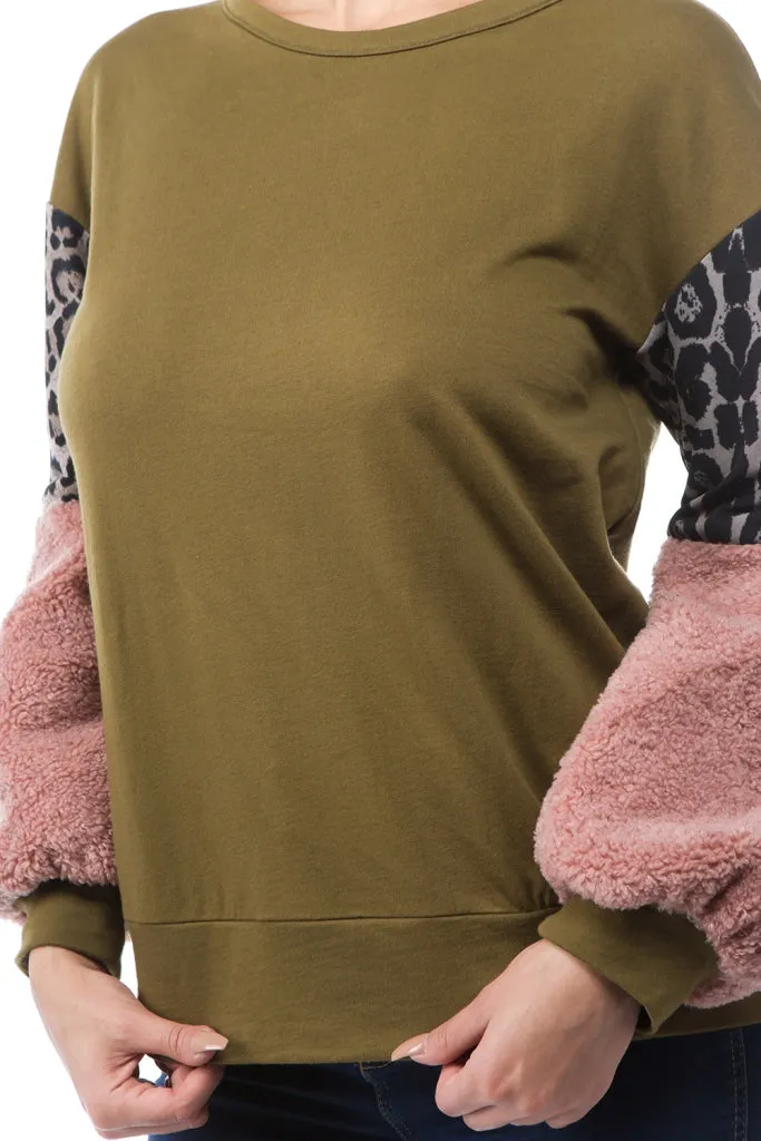 AMALIA TOP (OLIVE)-VT2644