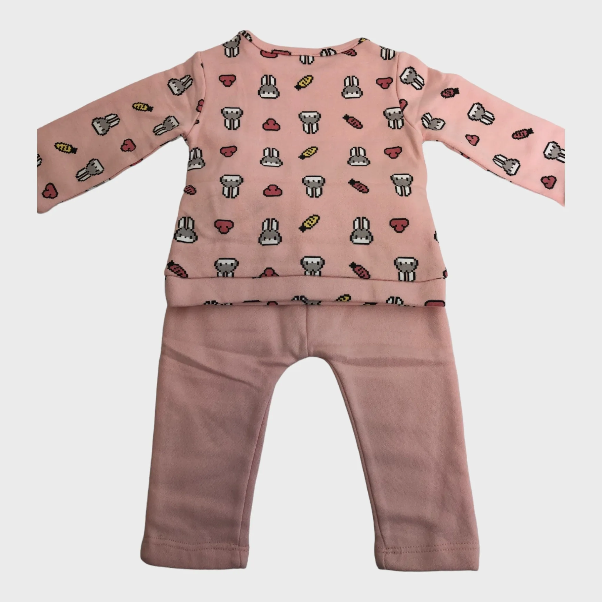 Baby 2-Piece Pixel Rabbit Tracksuit