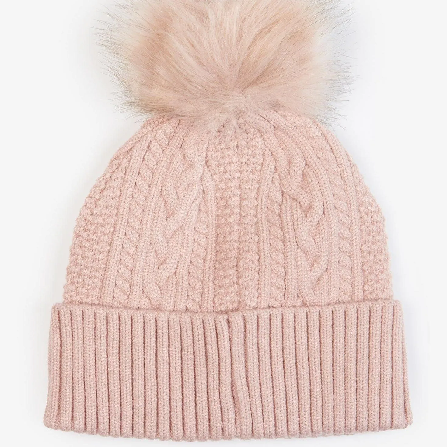 Barbour Alnwick Knitted Beanie Rose Pink