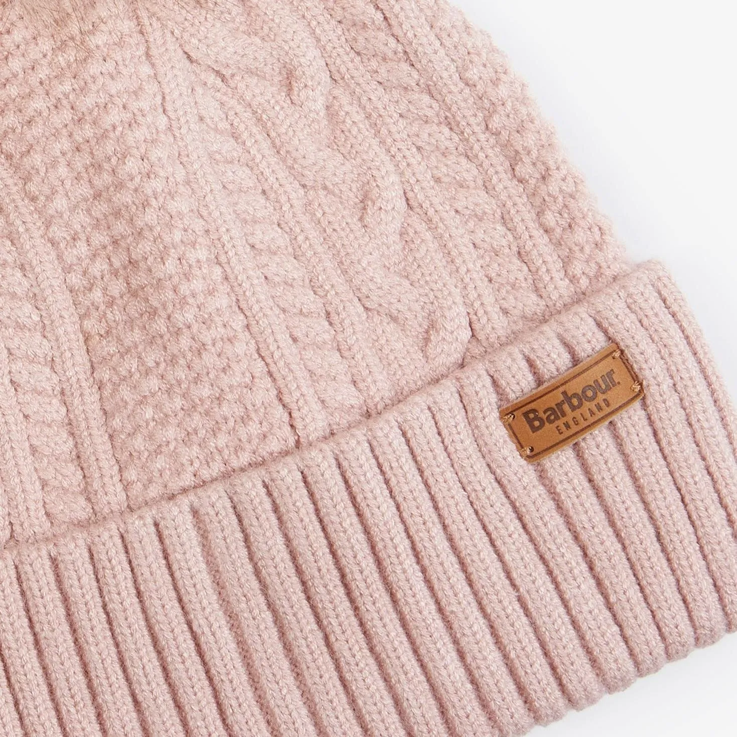 Barbour Alnwick Knitted Beanie Rose Pink