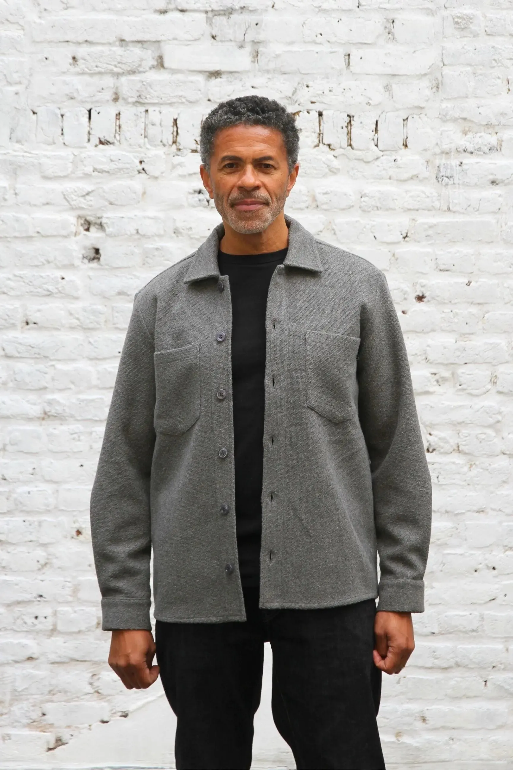 Bart Overshirt - Charcoal