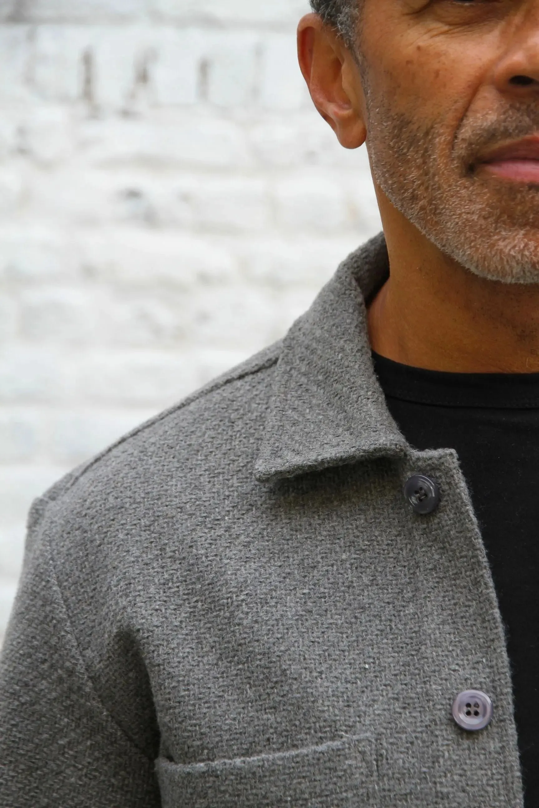 Bart Overshirt - Charcoal