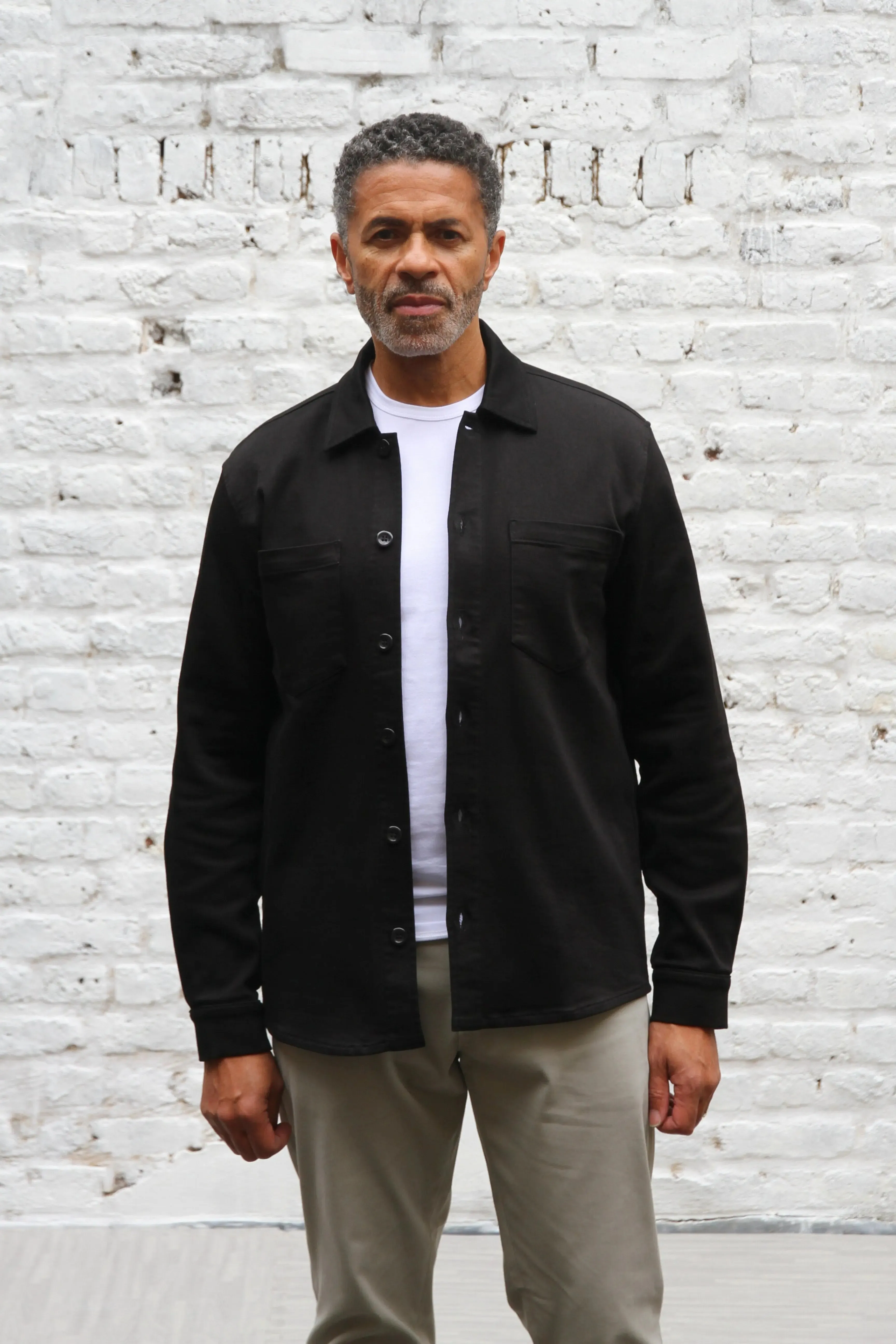 Bart Superflex Overshirt - Black