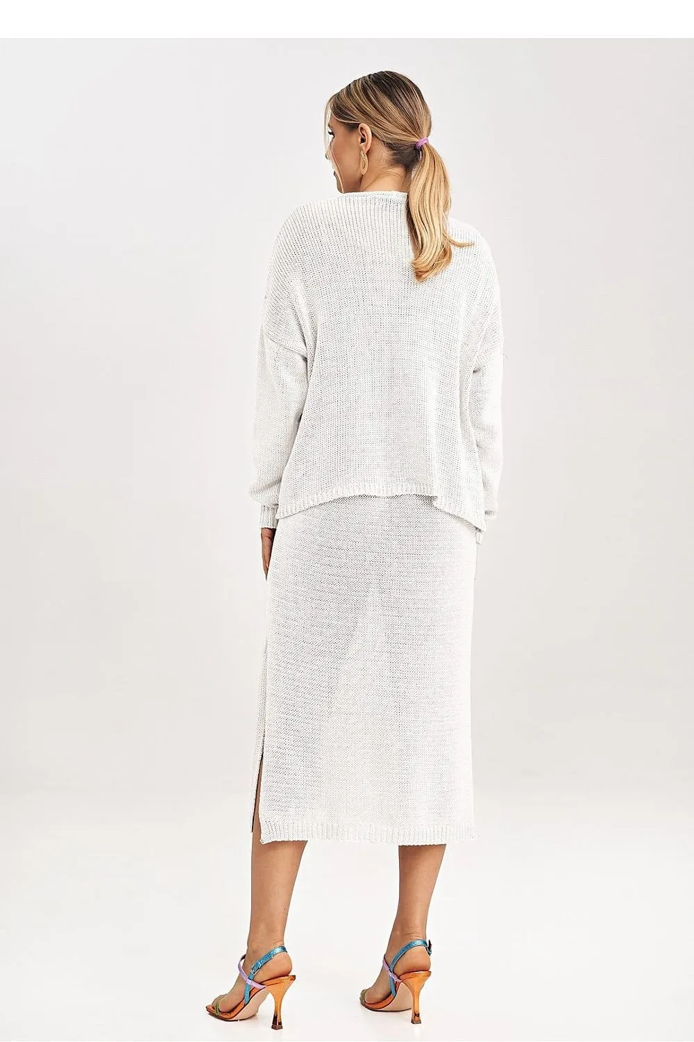 Bolero with long sleeves two-piece set