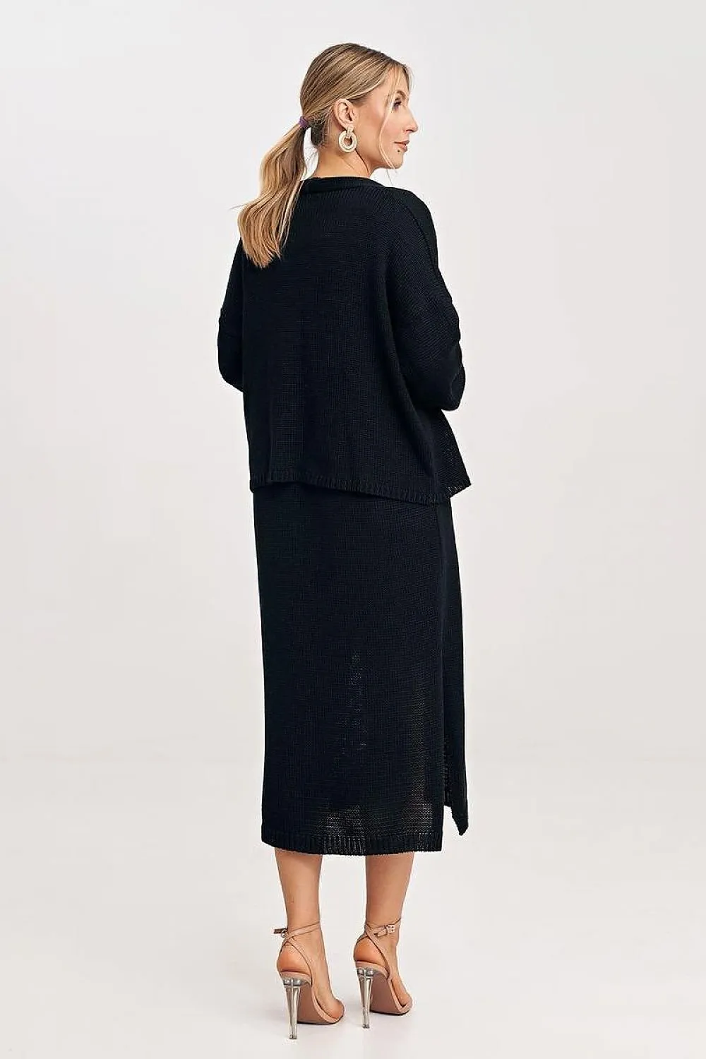 Bolero with long sleeves two-piece set
