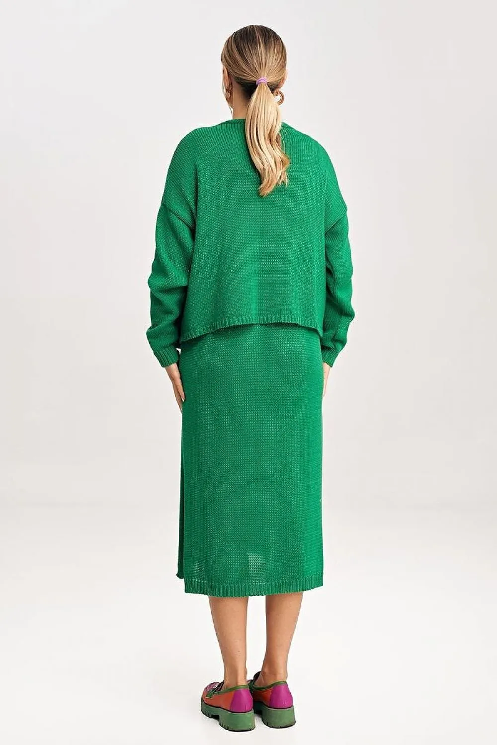 Bolero with long sleeves two-piece set