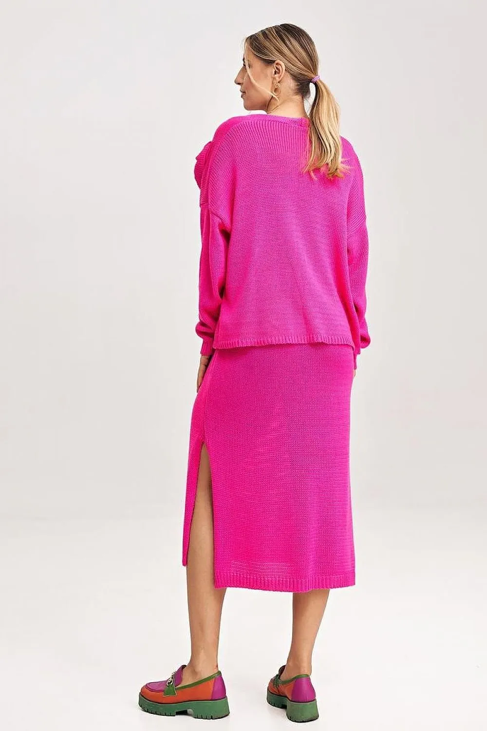 Bolero with long sleeves two-piece set