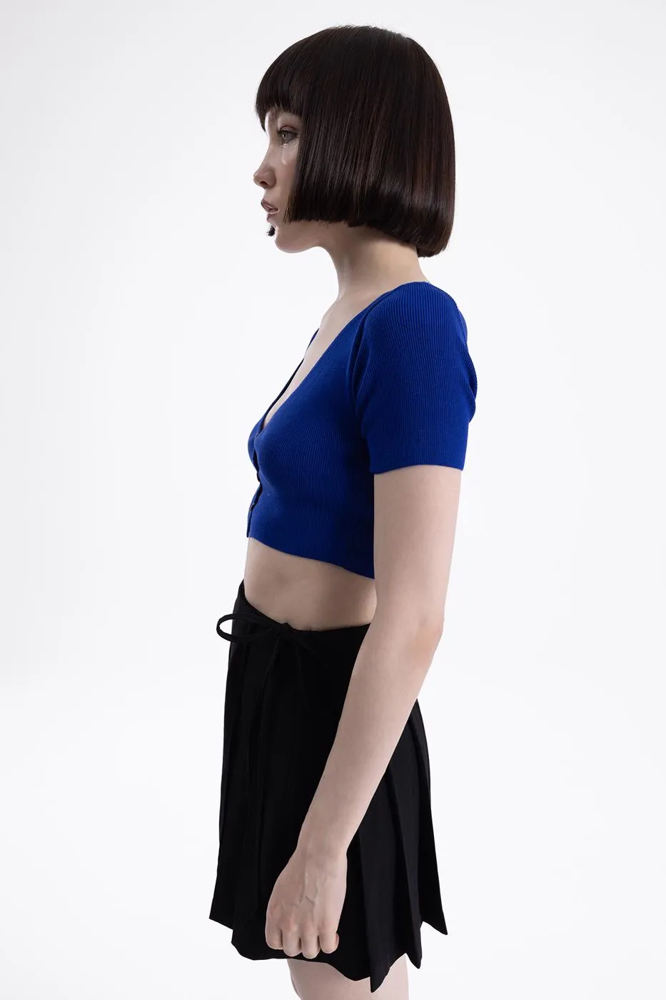 BSL Women Crop Knit Cardigan - Stratford