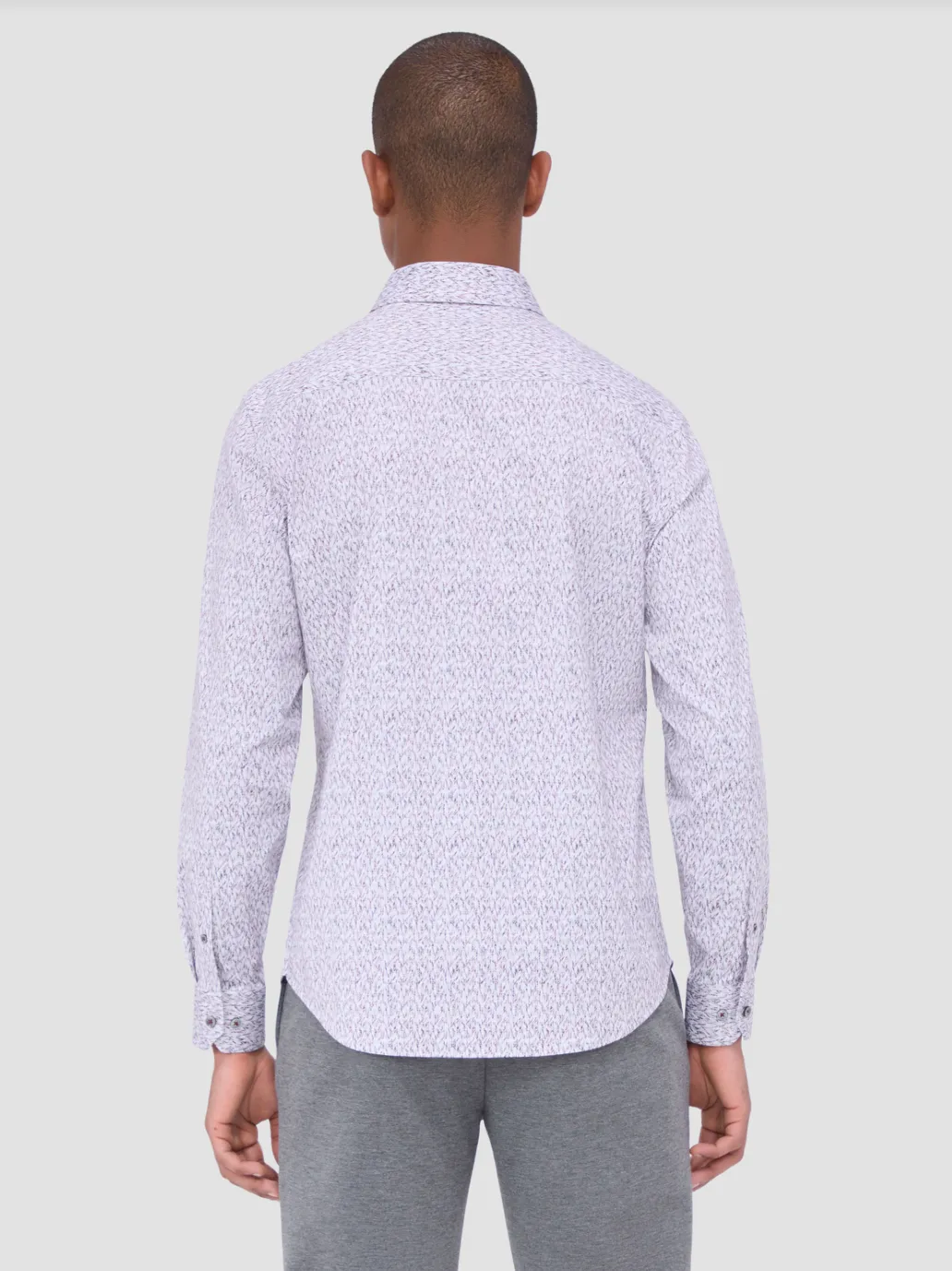 Bugatchi Jimmy Double Sided Abstract OoohCotton® Shirt