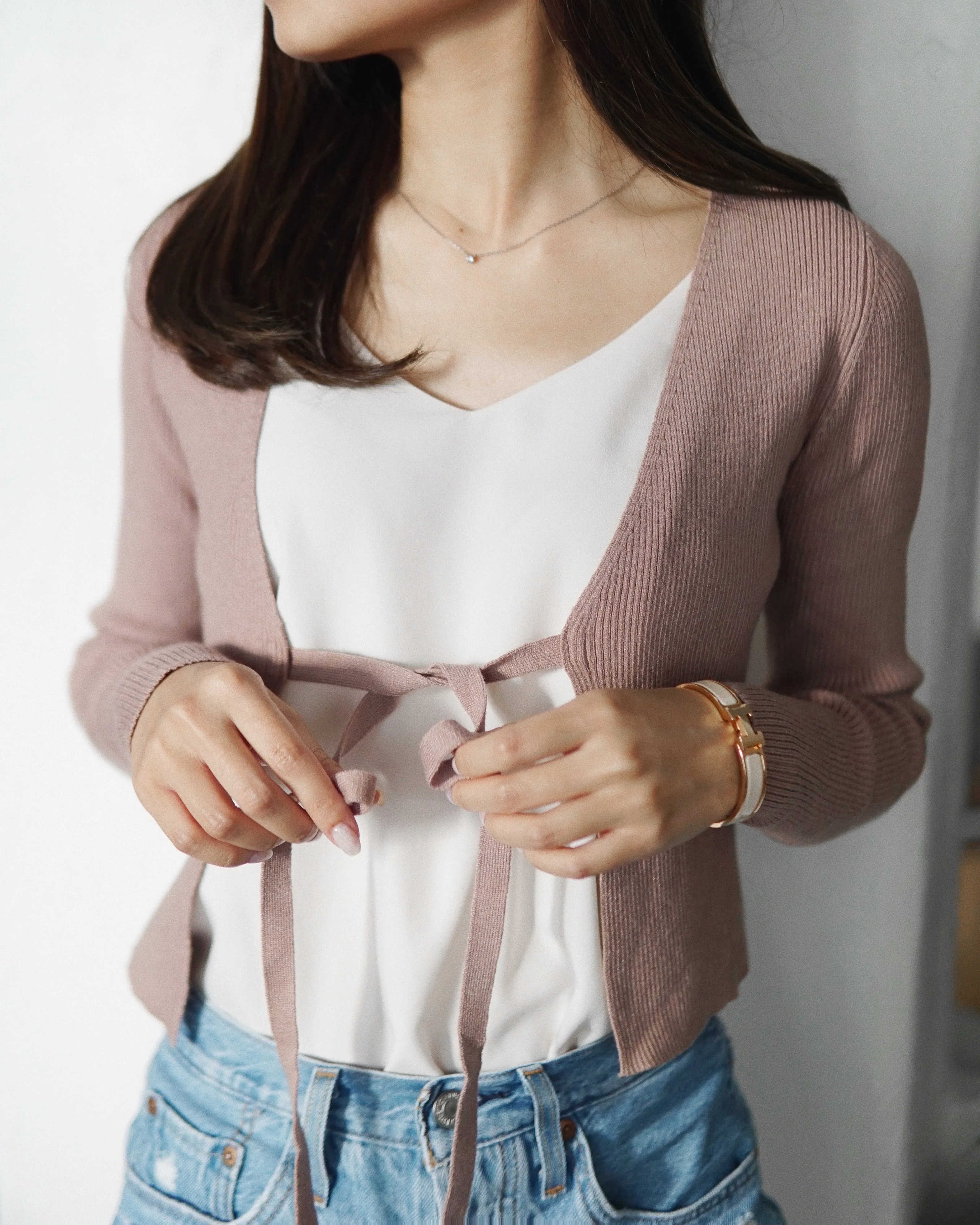Carissa Ribbed Knit Cardigan