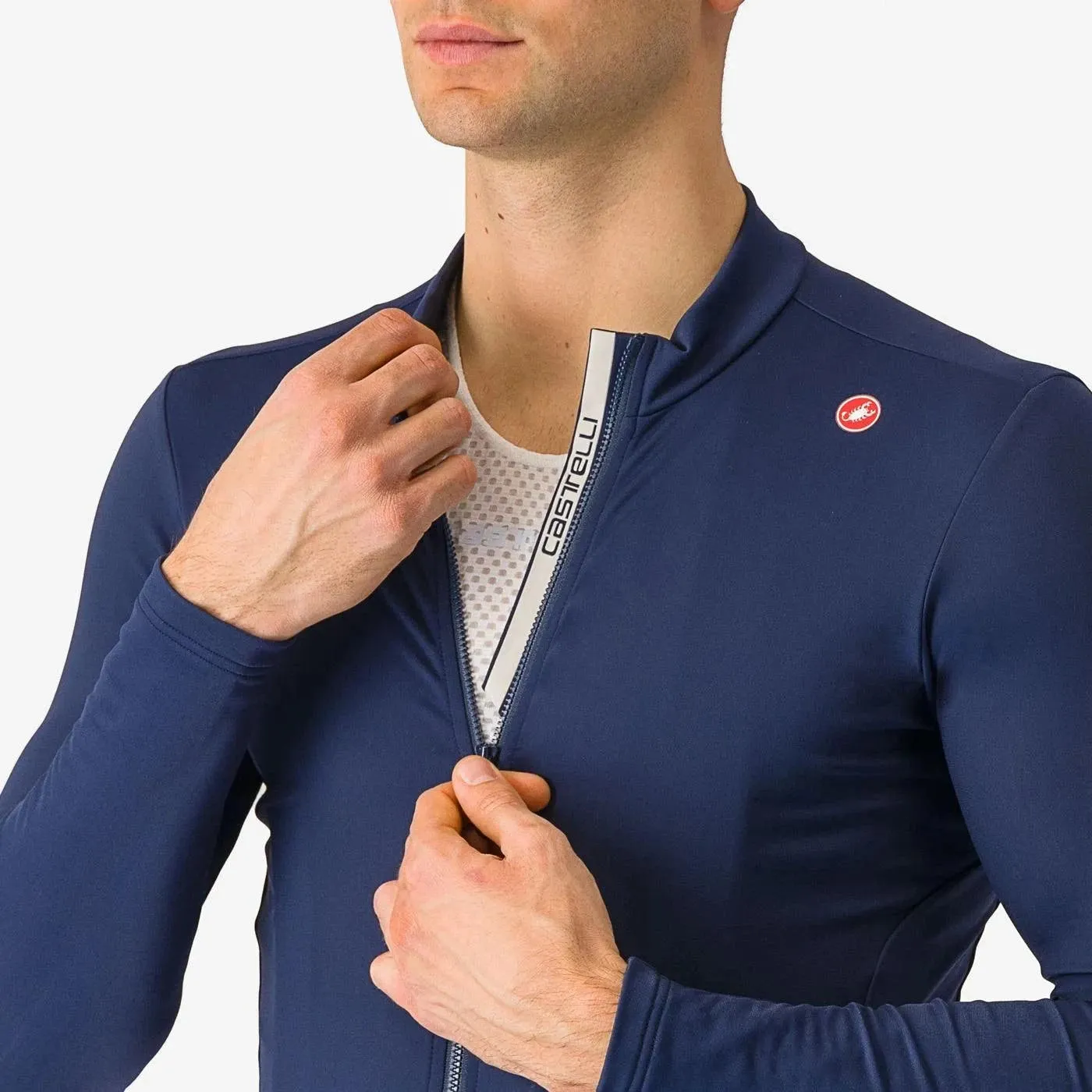 Castelli | Espresso Thermal Jersey | Heren | Belgian Blue