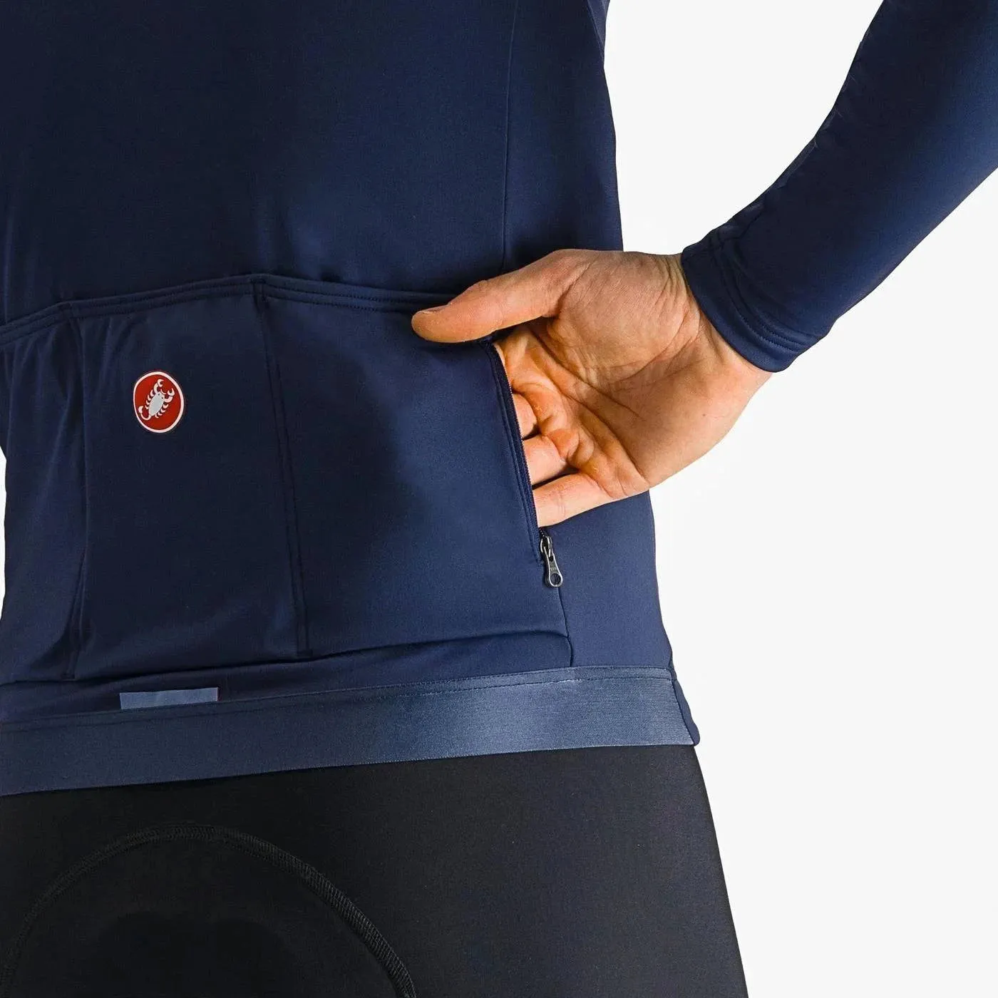 Castelli | Espresso Thermal Jersey | Heren | Belgian Blue