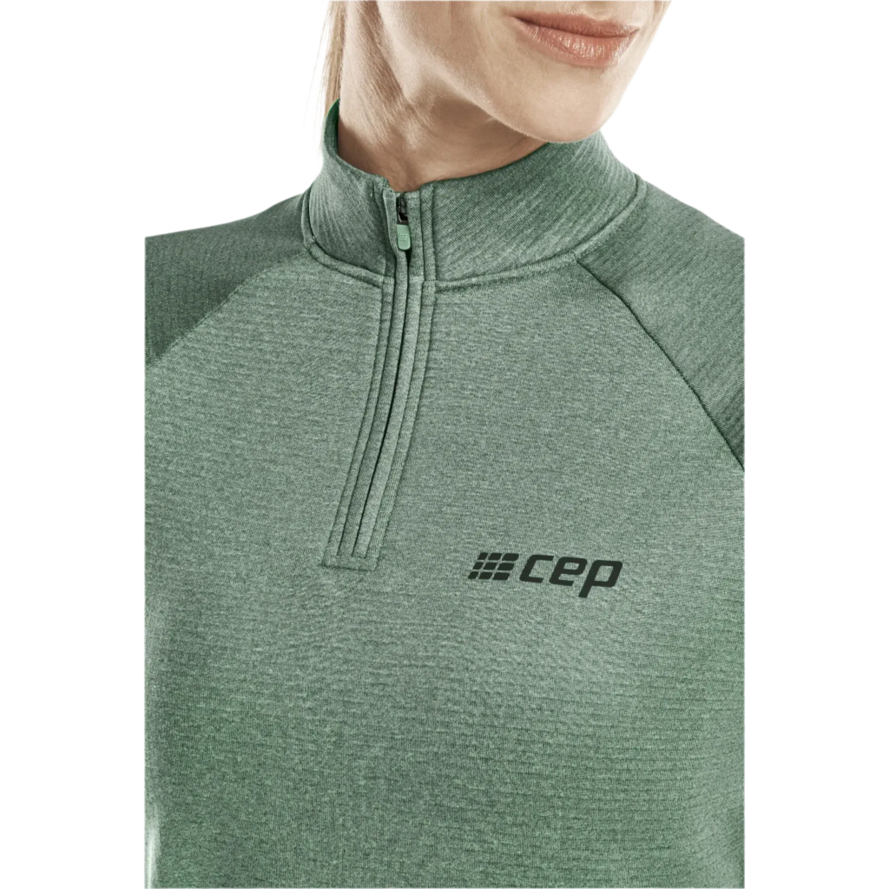 CEP | Cold Weather Quarter Zip Pullover | Women's | Green