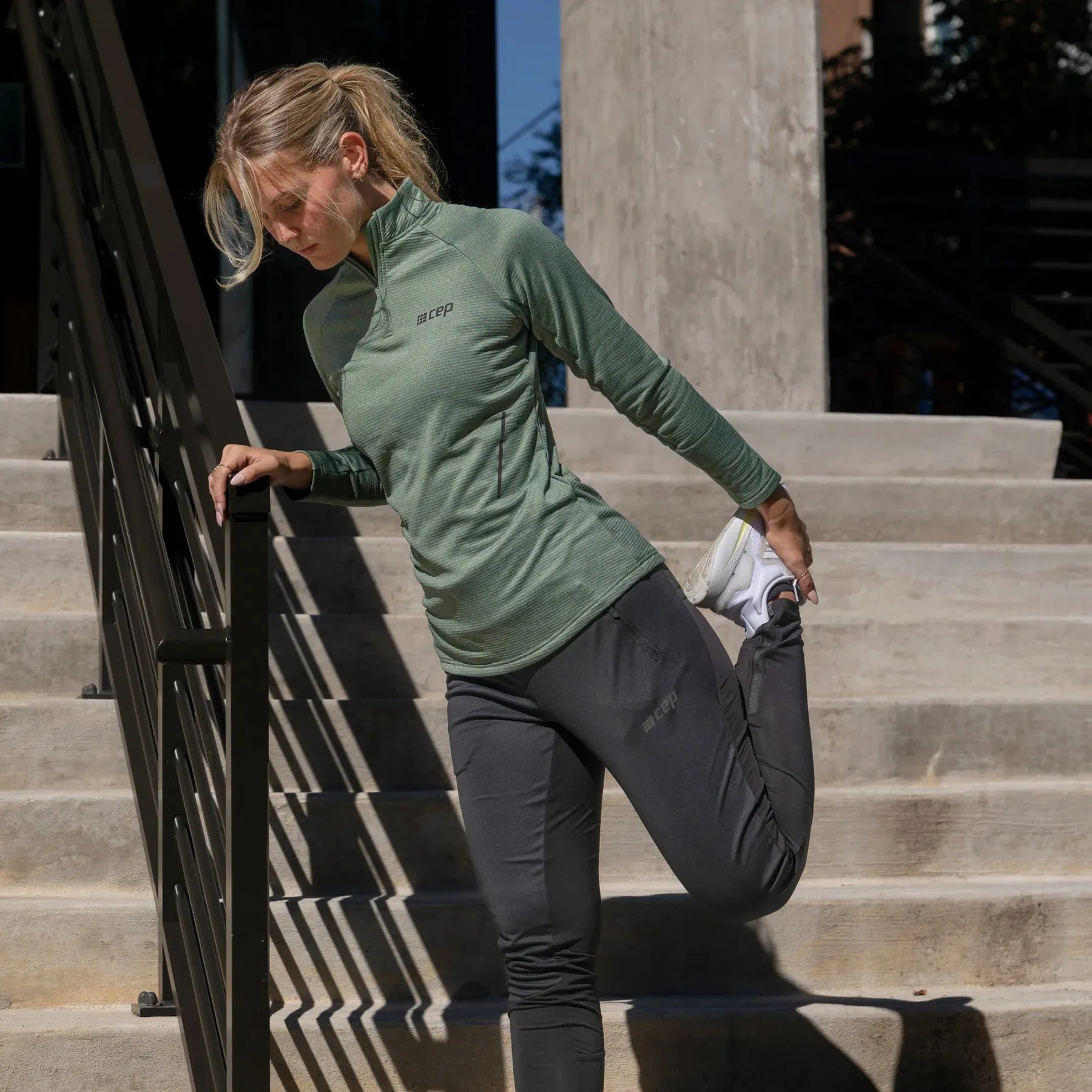 CEP | Cold Weather Quarter Zip Pullover | Women's | Green