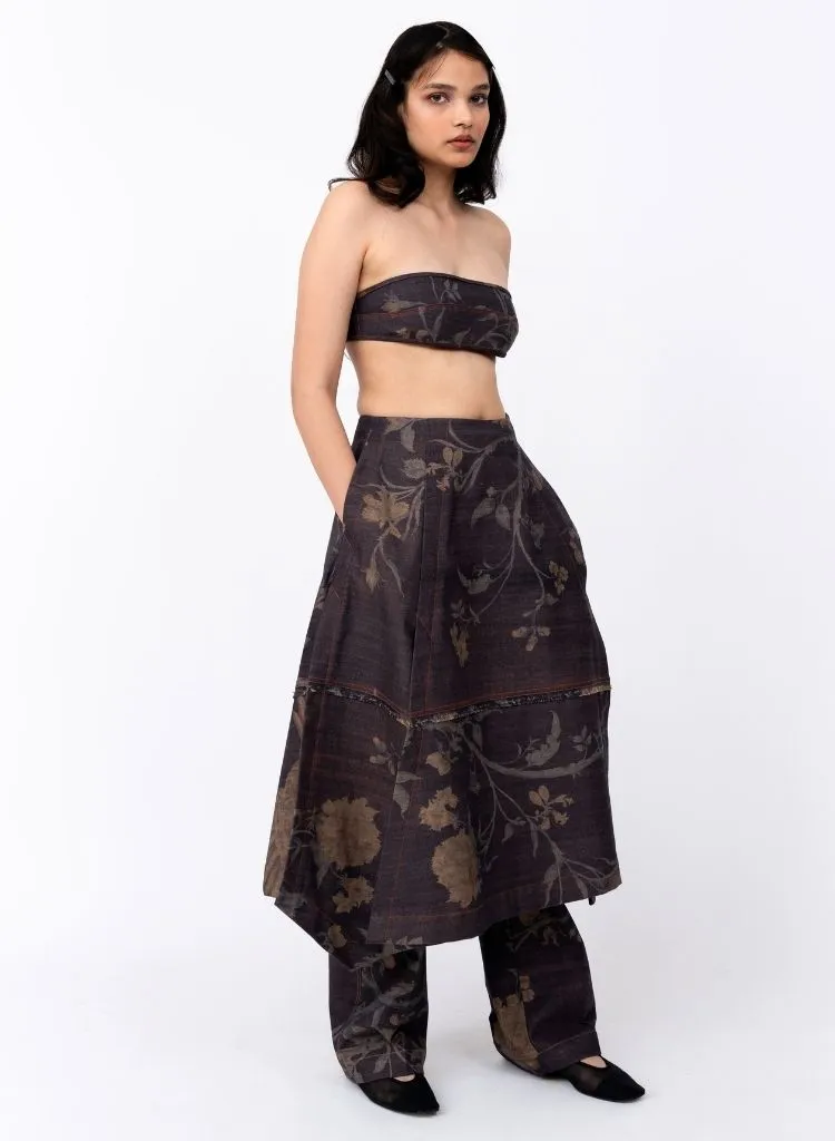 Chints Denim Set