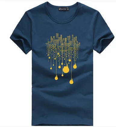 Comfortable Summer Printed Shirt #bulbs