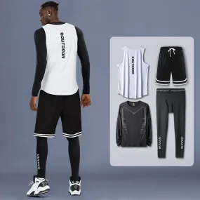 Compression Sportswear Suits Gym Tights Training Clothes Workout Jogging Sports Set Running Tracksuit Quick Dry Rash Guard