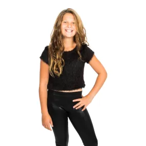 Crop Fuzzy Sweater