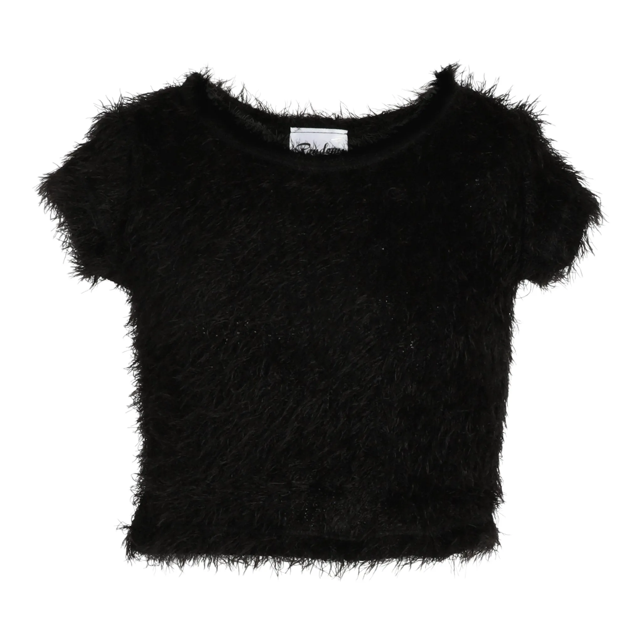 Crop Fuzzy Sweater