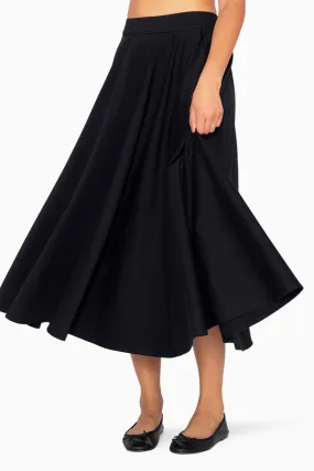 Deep Currents Black Skirt