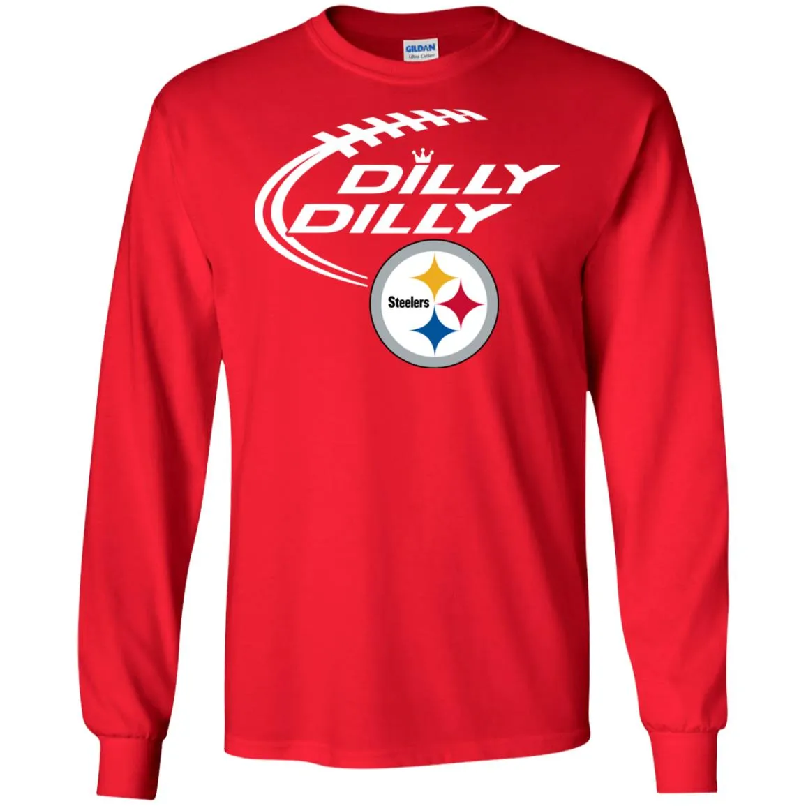 Dilly Dilly Pittsburgh Steelers Logo Nfl Football Men Long SLeeve Shirt