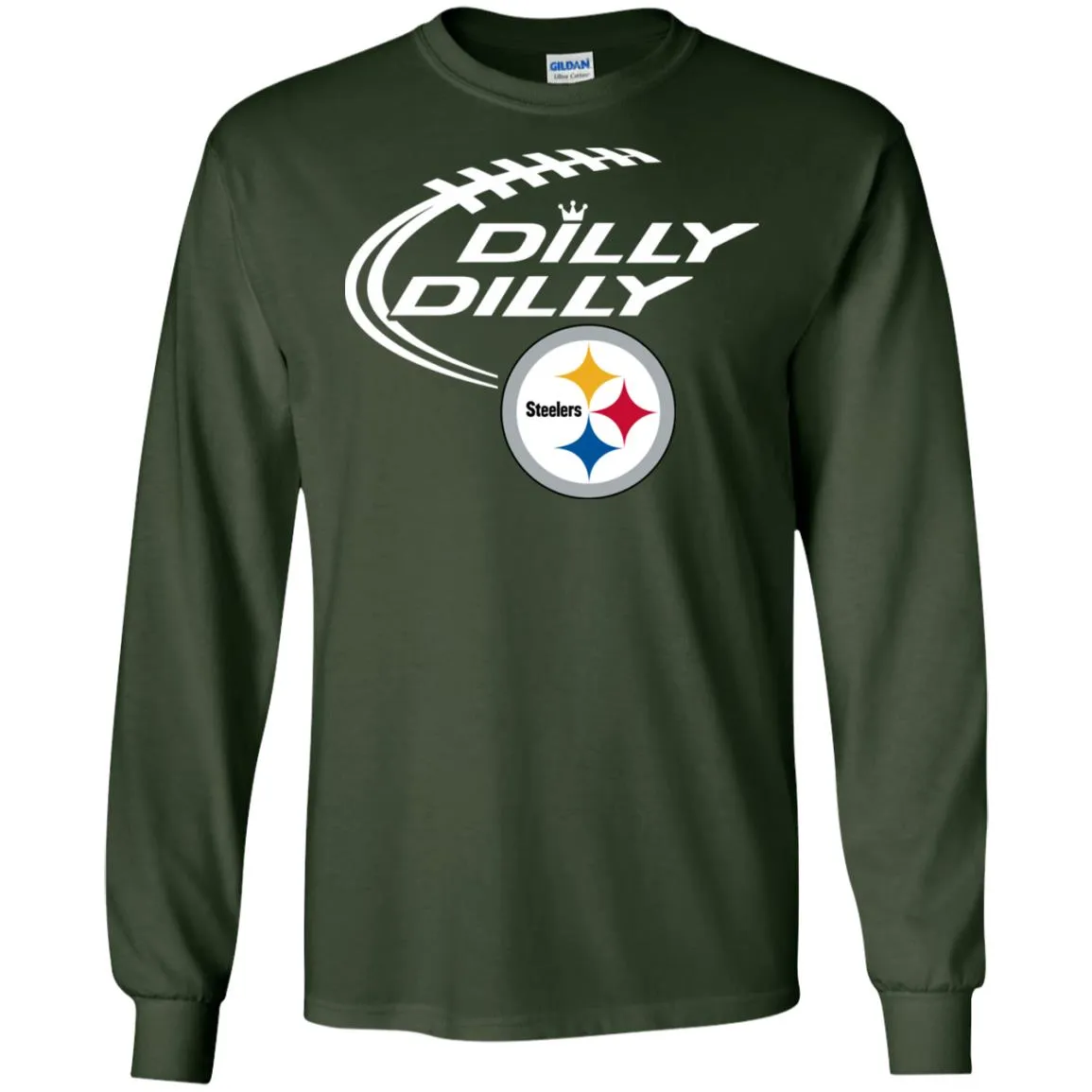 Dilly Dilly Pittsburgh Steelers Logo Nfl Football Men Long SLeeve Shirt