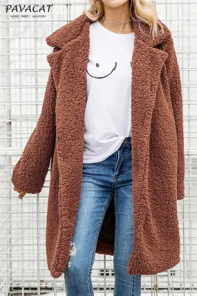 elveswallet Round the 70's World Wool Blend Coat