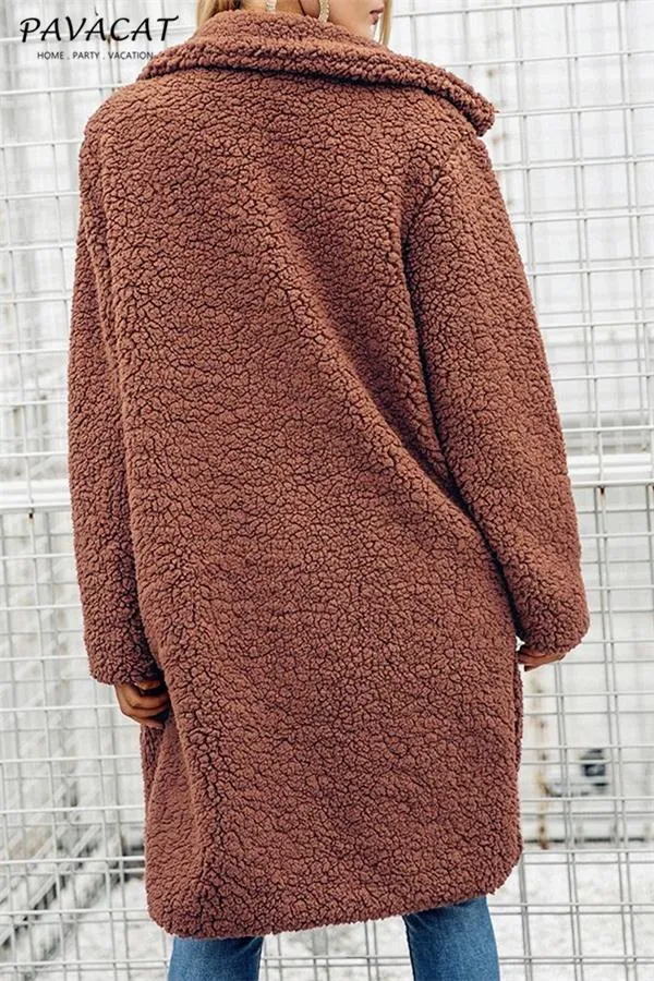 elveswallet Round the 70's World Wool Blend Coat