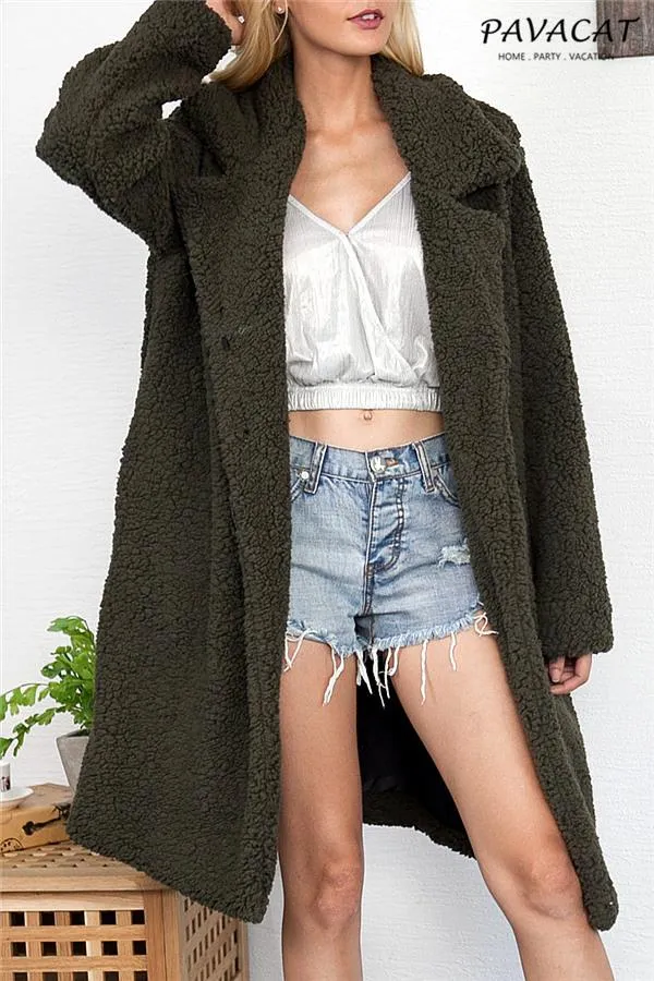 elveswallet Round the 70's World Wool Blend Coat