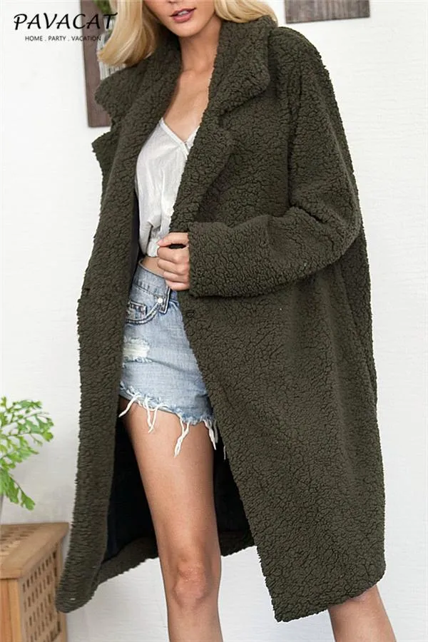 elveswallet Round the 70's World Wool Blend Coat