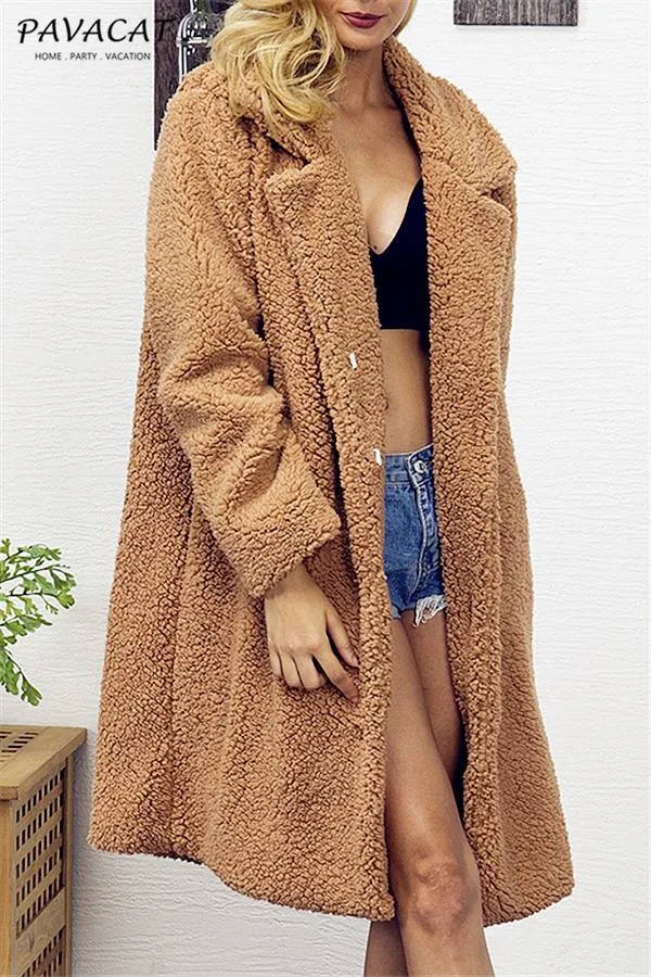 elveswallet Round the 70's World Wool Blend Coat