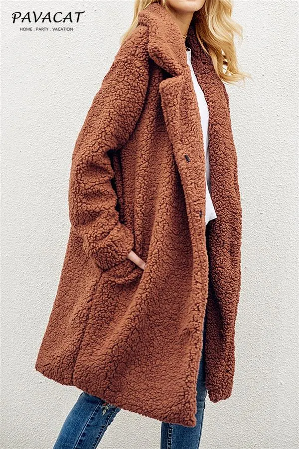 elveswallet Round the 70's World Wool Blend Coat