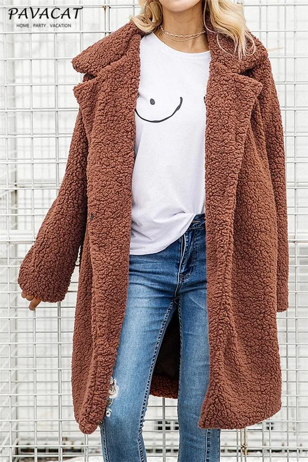 elveswallet Round the 70's World Wool Blend Coat