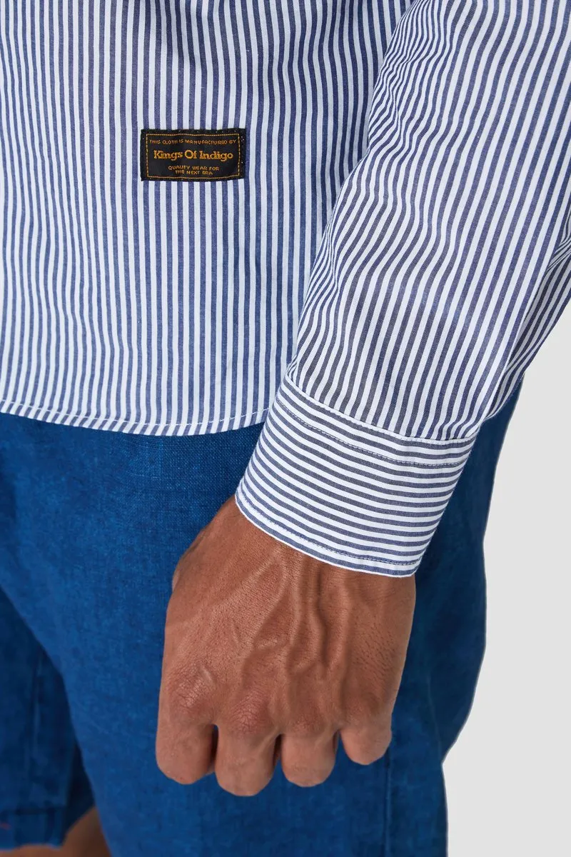 Enda navy Stripe Shirt