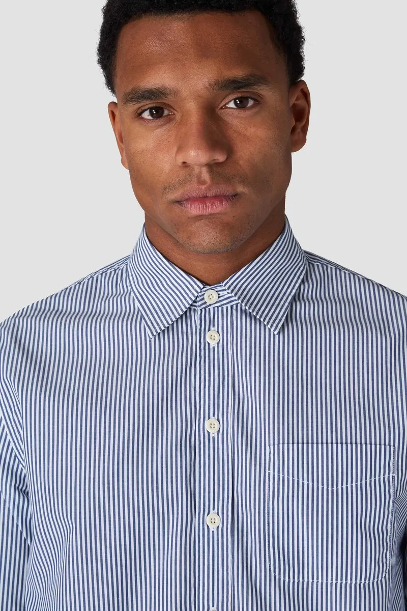 Enda navy Stripe Shirt