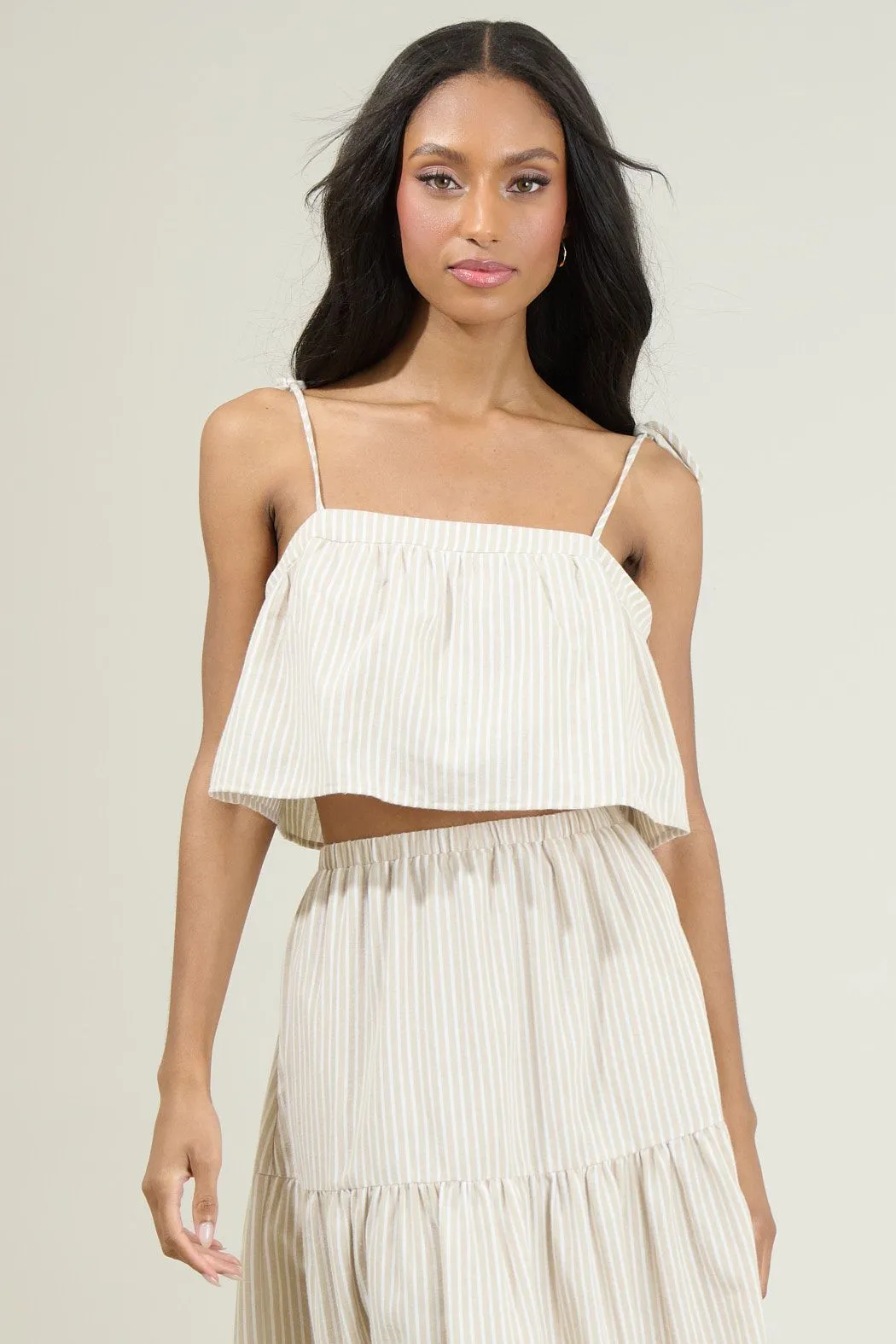Everlanes Striped Flores Midi Skirt