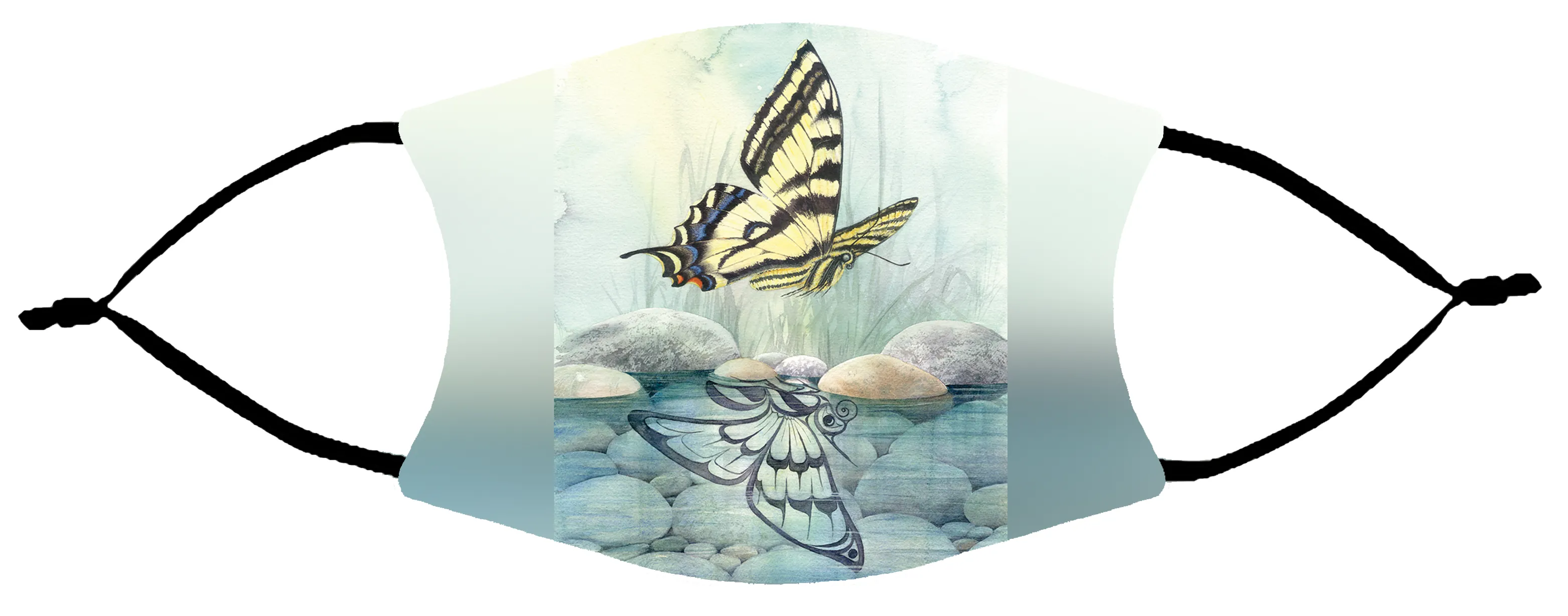 Face Mask - Butterfly Reflection
