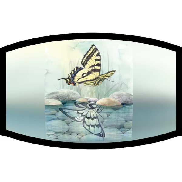 Face Mask - Butterfly Reflection