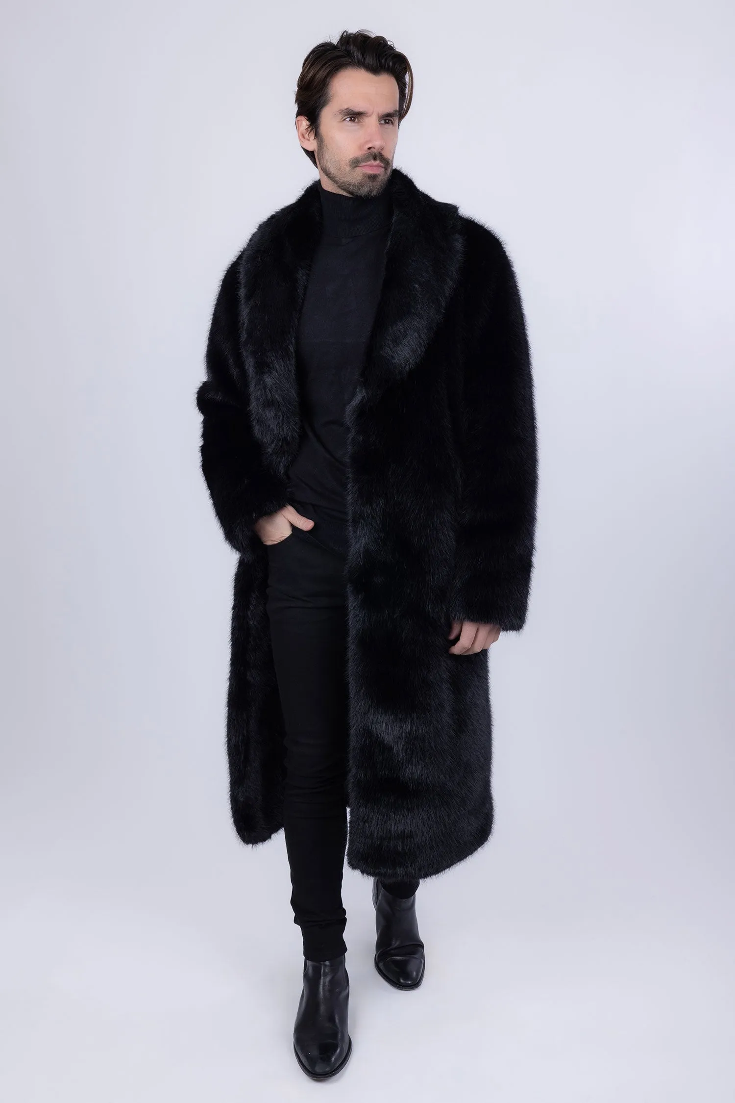 Flitterbreeze Fur Long Coat