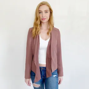 GAP Copper Brown Tie Blazer Jacket 4
