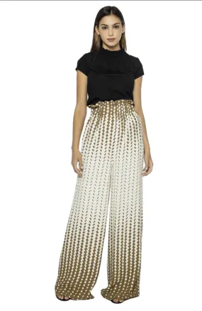 Gathered High Waist Pant