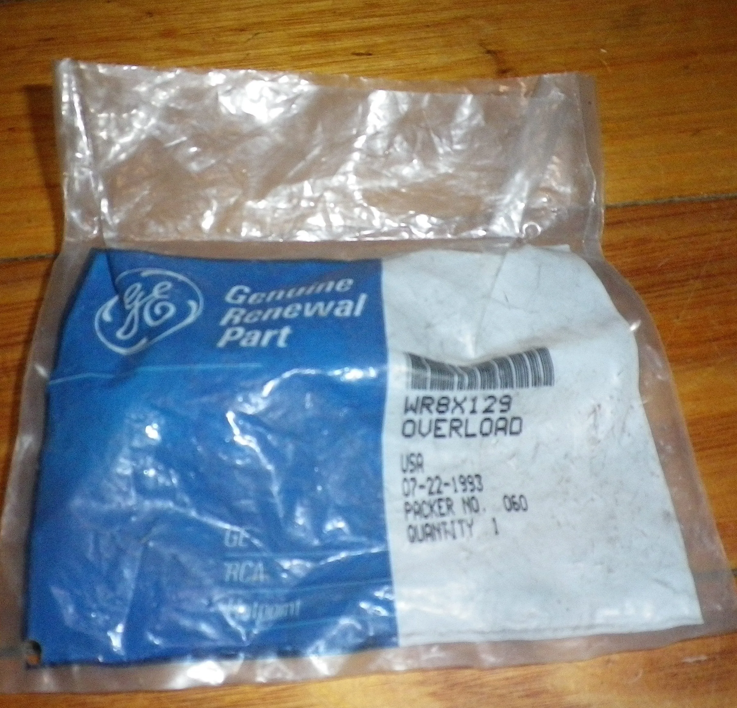 GE 4TM Fridge Compressor Overload Cutout - Part # WR8X129, 317VHBYY-53